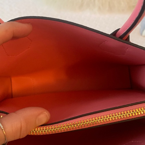 NWT Bundle of MICHAEL KORS Mercer Med Crossbody satchel Tea Rose with ID Wallet - Picture 9 of 13